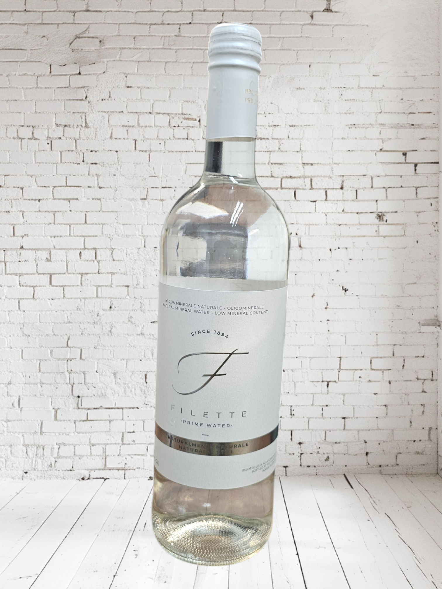 Filette Prime Water Still Bottle Glass case of 12 (750 Cl)